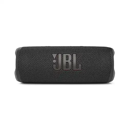 JBL Flip 6 - Portable Bluetooth Speaker, powerful sound and deep bass, IPX7 waterproof, 12 hours of playtime, JBL PartyBoost for multiple speaker pairing, speaker for home, outdoor and travel (Black)