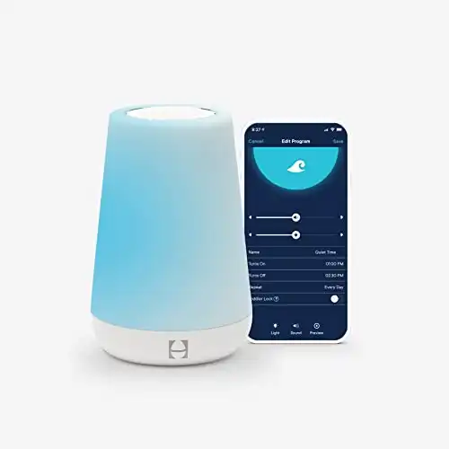 Hatch Rest Baby Sound Machine, Night Light | 1st Gen | Sleep Trainer, Time-to-Rise Alarm Clock, White Noise Soother for Nursery, Toddler & Kids Bedroom (Bluetooth only)